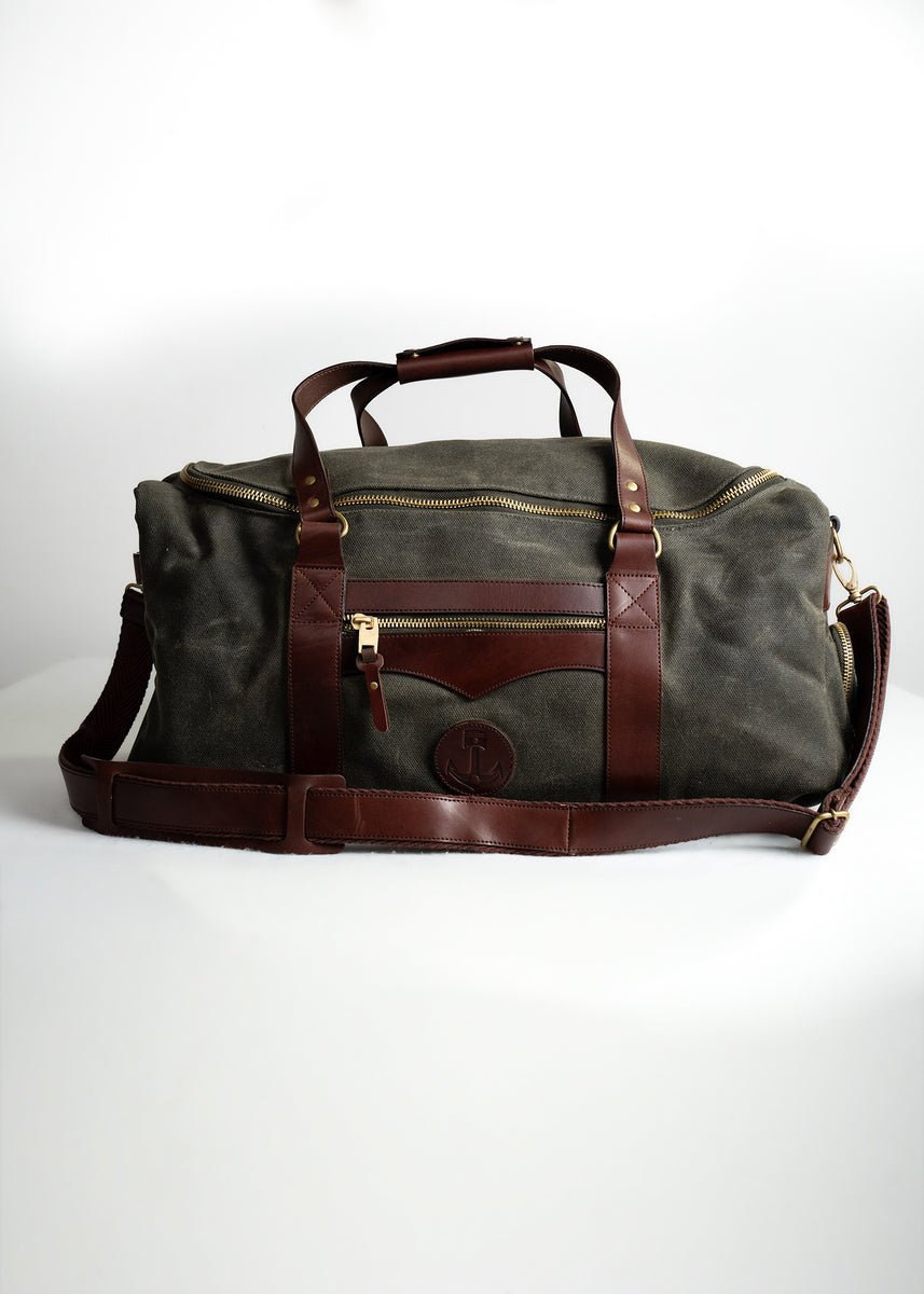 Overland Nomad Bag — 50L Waxed Canvas Duffel – Iron and Resin Europe