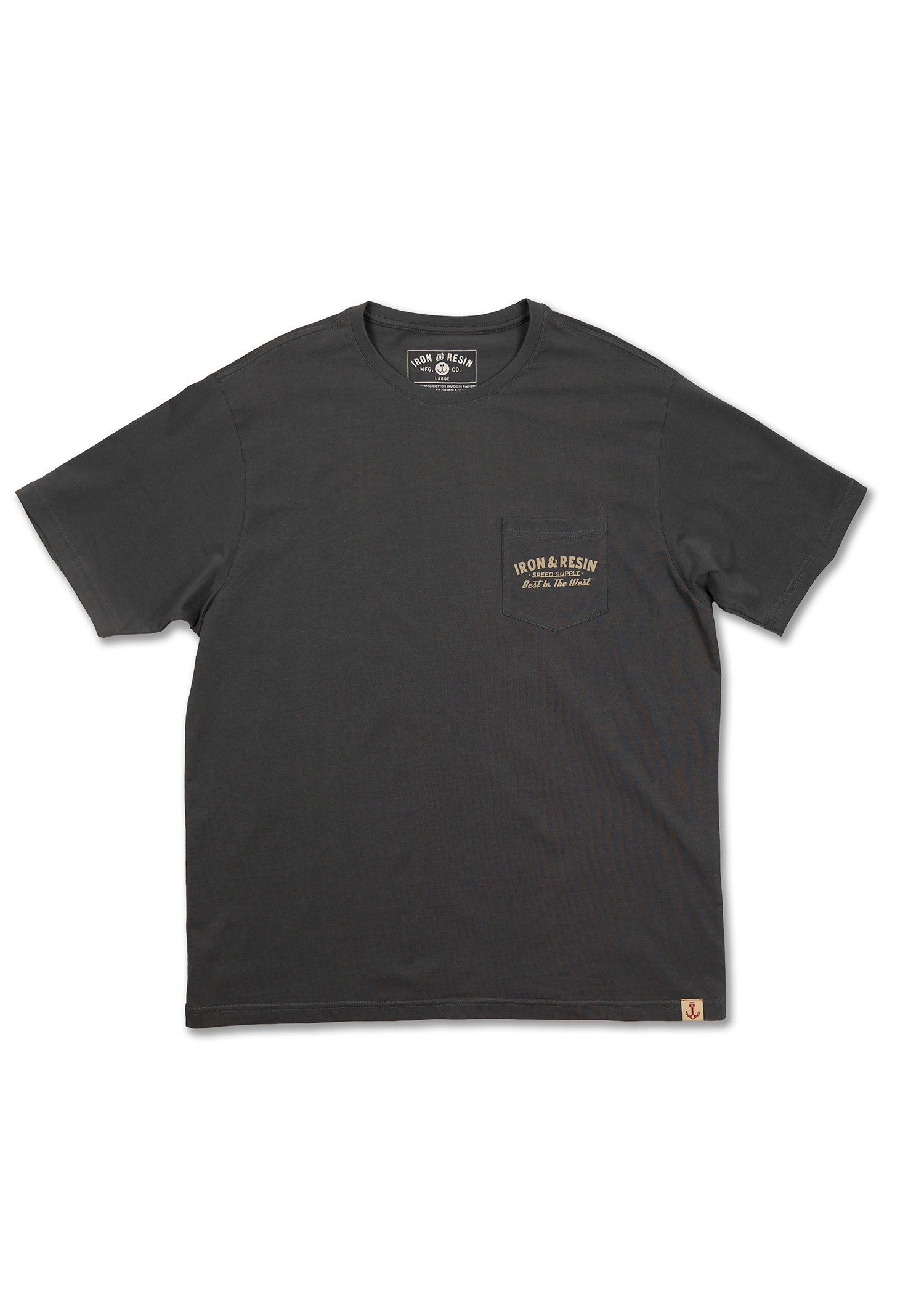 Best in the west pocket tee - Iron and Resin