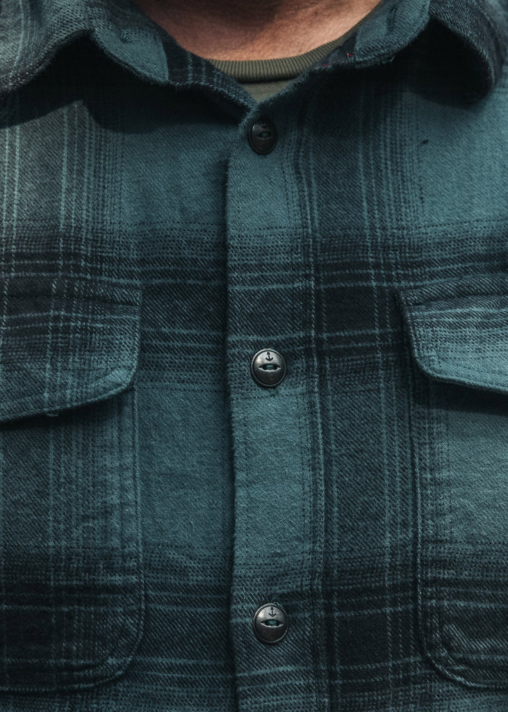 Iron & Resin - Baja Shirt Aqua Detailed Shot