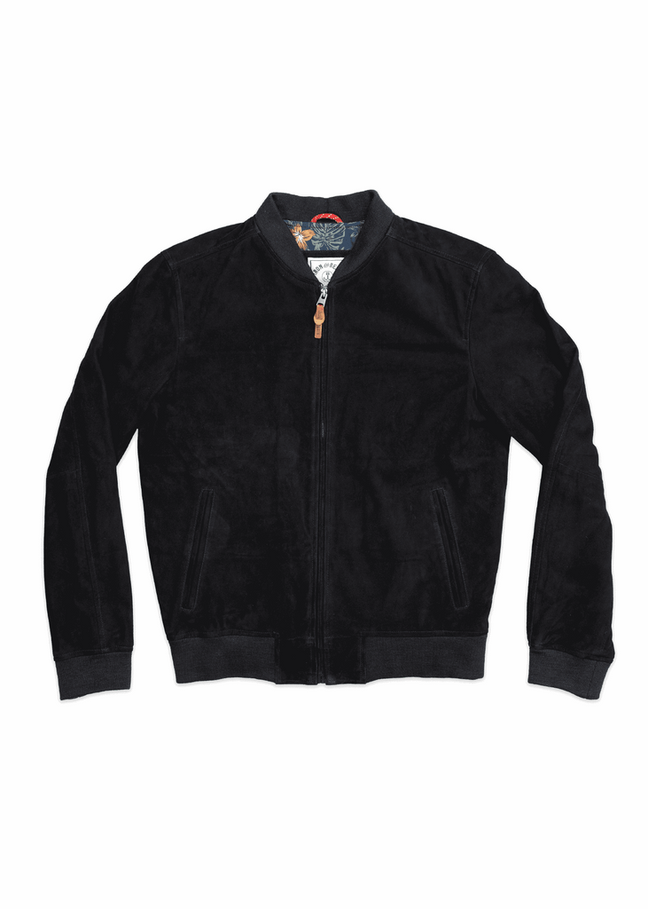 Goat Suede Bomber Jacket - Iron and Resin Europe