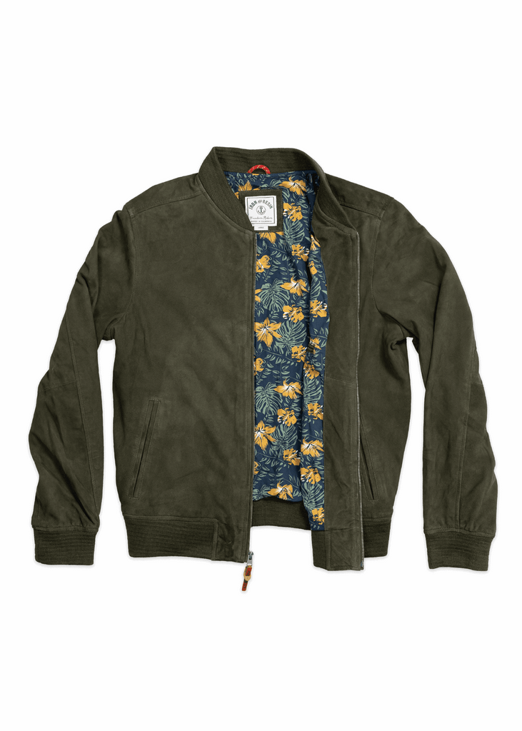 Goat Suede Bomber Jacket - Iron and Resin Europe