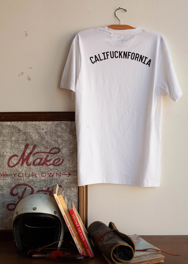 Iron & Resin - Califuckinfornia Graphic Tee in White