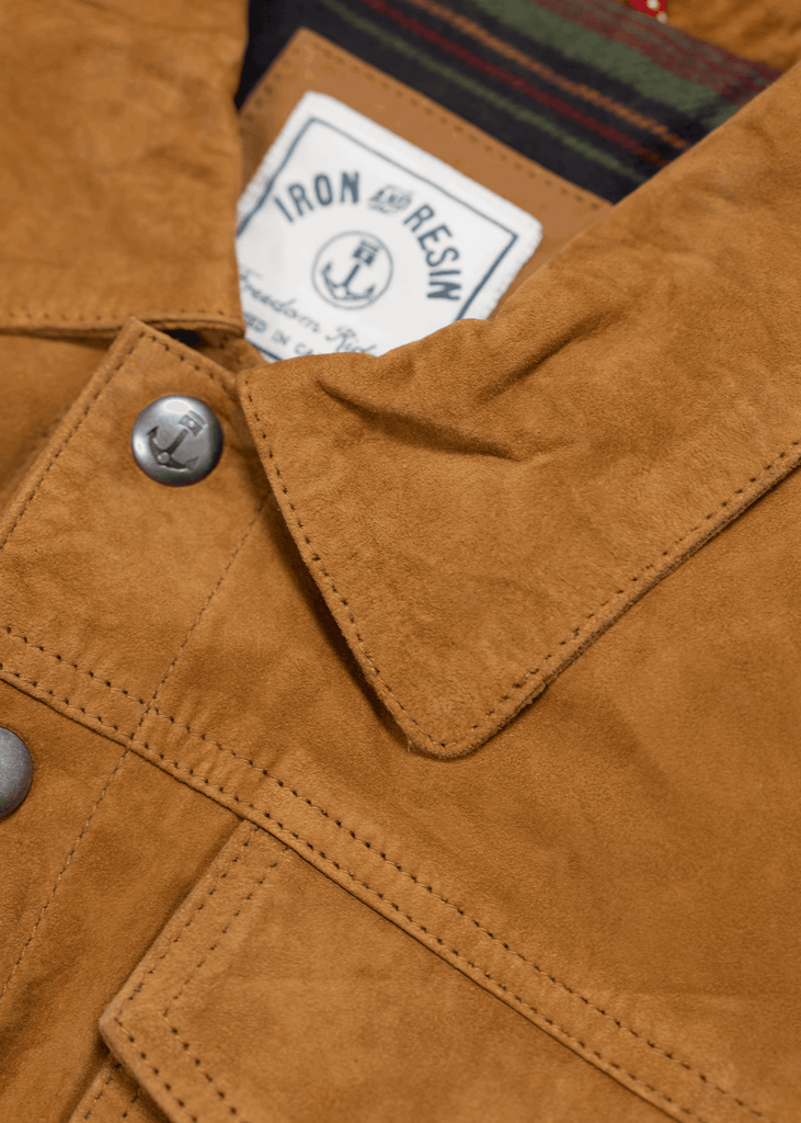 Ojai Goat Suede Jacket - Iron and Resin Europe