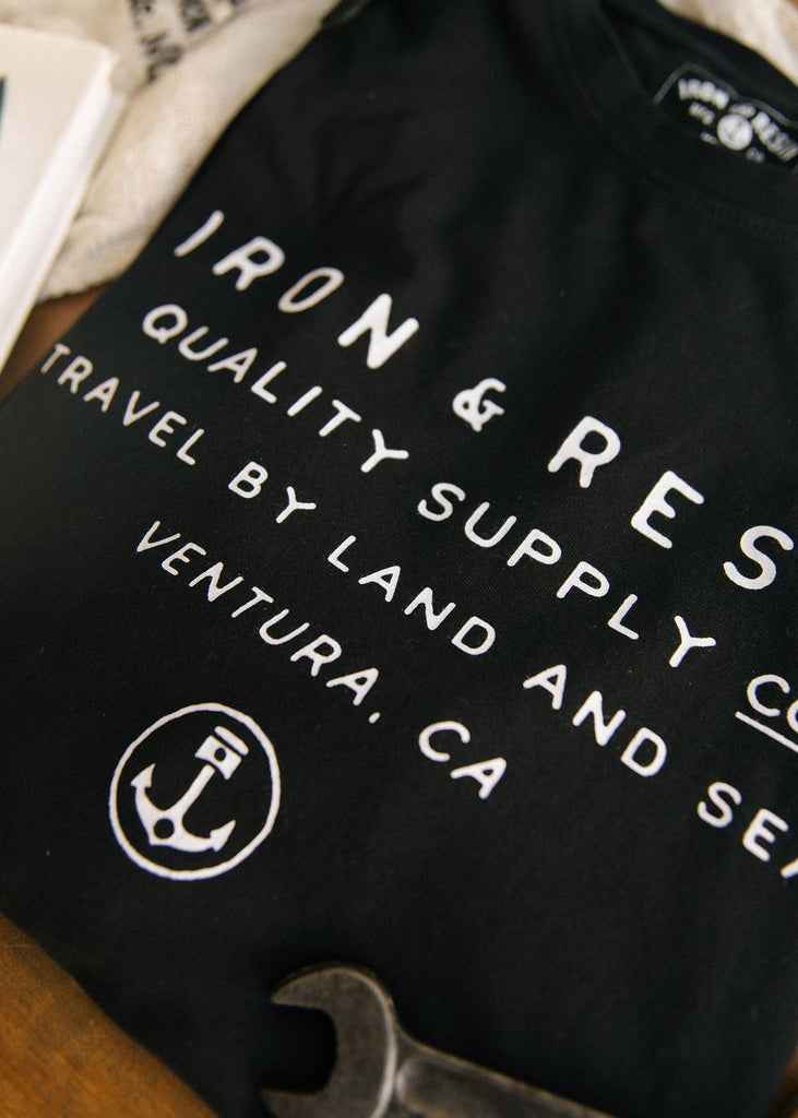 Iron & Resin - VTA Tee Black Detail